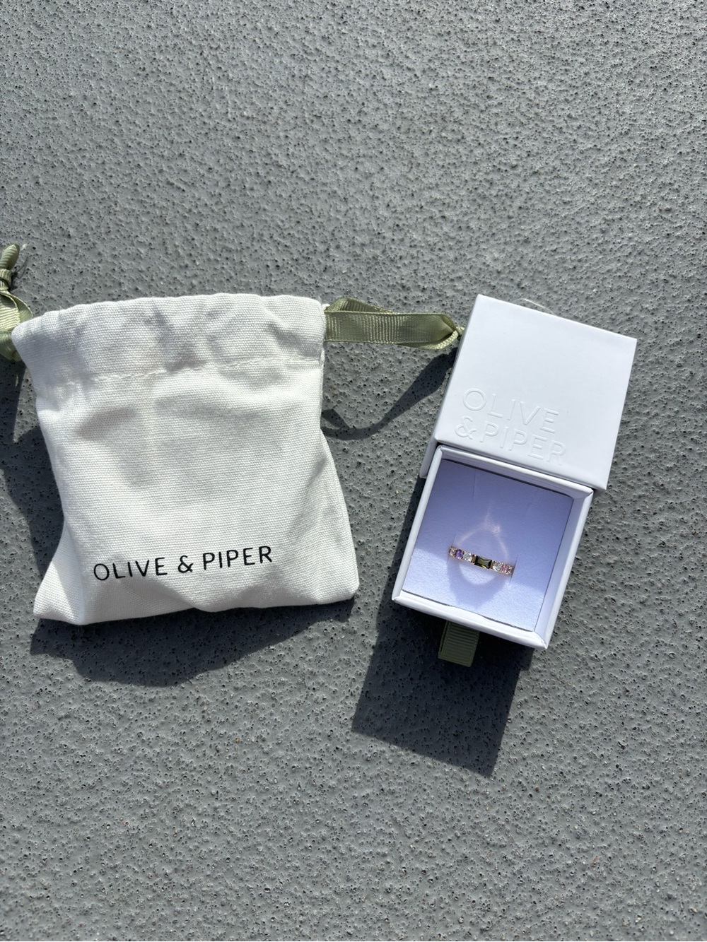 NEW Olive & Piper Vale Ring 14K Gold Plated - Picture 8 of 10